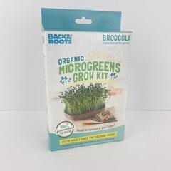 Organic Microgreens Grow Kit – Back to the Roots – Broccoli Harevst 7 Days