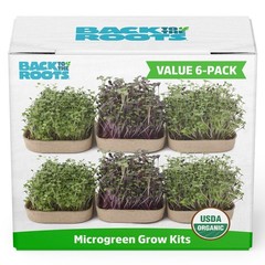 DIY Microgreen Grow Kit – 6 Variety Pack for Home Gardening & Healthy Eating