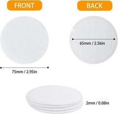 2.5in Thickness 12PCS Mushroom Filter Disks for Effective Growing Success