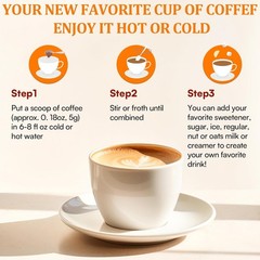 Mushroom Coffee – Mushroom Coffee Organic with 11 Superfood Mushrooms, Includ…