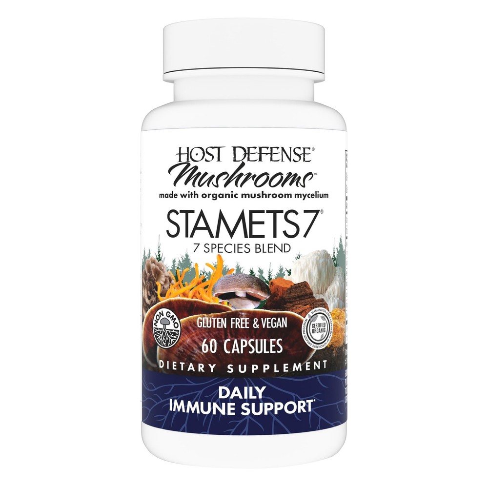 Host Defense Stamets 7-7 Species Blend – Mushroom 60 Count (Pack of 1)