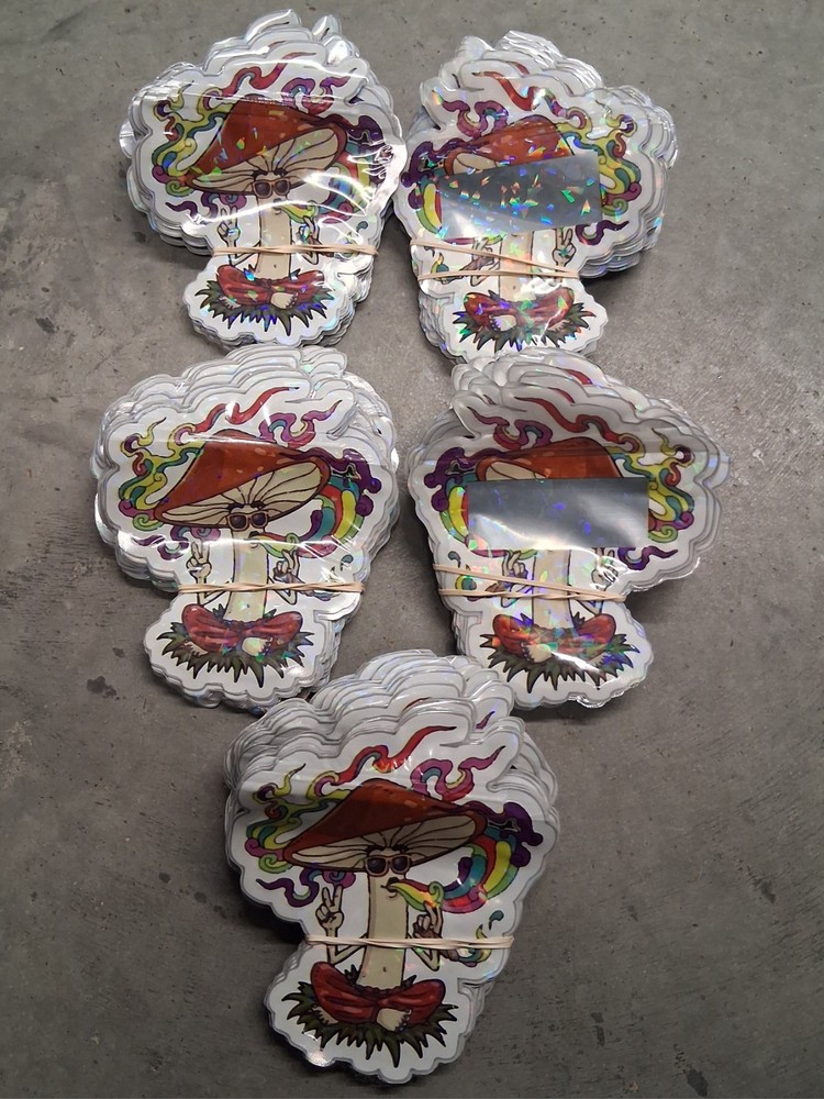 Mushroom Man 3.5g Mylar Bags 250 Pieces