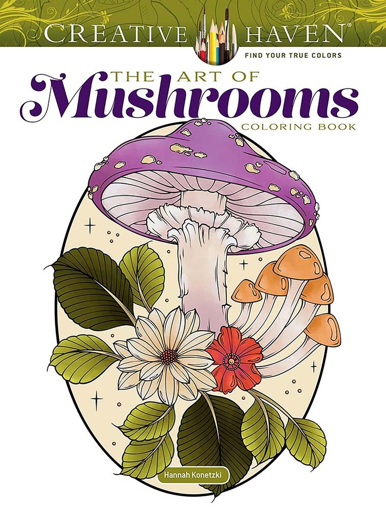 Creative Haven The Art of Mushrooms Coloring Book (Adult Books:…