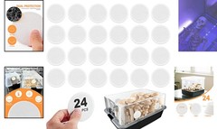 24-Pack 2.5″ Monotub Adhesive Filter Disks – Perfect for Mushroom Cultivation