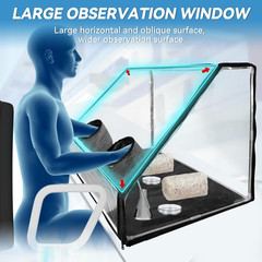 Large Still Air Box Mushroom Grow Tent 35.43X23.62X23.62 Mycology Fume Hood Prop