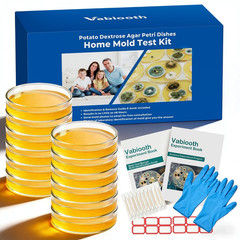 12 Packs Agar Petri Dishes Home Mold Test Kit, Science Project Kit, Mushroom Gro