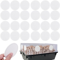 24 Adhesive Monotub Filter Disks, 2.5″ Size for Enhanced Mushroom Cultivation