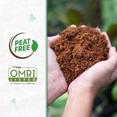 Organic Coir, 51 Quart Expanding Soil, Great for Seeds and Potting