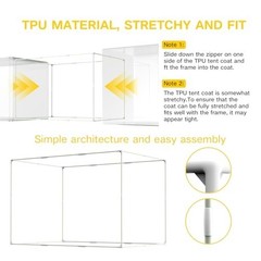 Large Still Air Box for Mushroom Growing, Mycology Fume Hood, Grow Kit Tent 31.5