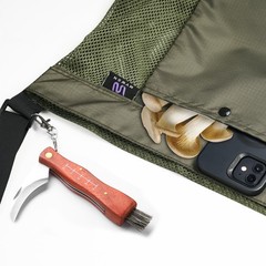 Mushroom Foraging Kit with Mesh Bag, Knife & Adjustable Strap – Ideal Gift for F