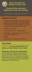 Complete Shiitake Mushroom Plug Starter Kit with Fast Fruiting Instructions