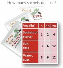 Live Probiotic Vegetable Starter Culture – 2 Pouches for Healthy Fermentation