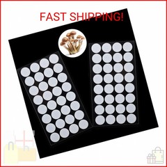 Zonon 64 Pieces Synthetic Filter Paper Stickers 20 mm 0.3 mm Synthetic Filter Di