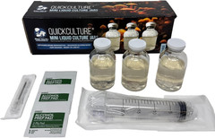 Quick Culture Mini Spore Germinating Liquid Culture Jars (3-Pack)