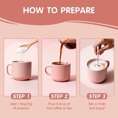 Mushroom Probiotic Coffee Creamer, 6 Adaptogenic 7.4 Ounce (Pack of 1)