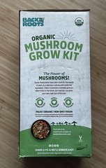Back to the Roots Organic Mushroom Grow Kit, Organic Pearl Oyster Mushrooms, NEW