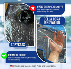 Bella Bora Still Air Box Mycology (Sturdy) by US Mycologists Upgraded V2 (Large)