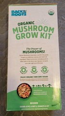 Back To The Roots Organic Mushroom Grow Kit Pearl Oyster Mushrooms; NIB