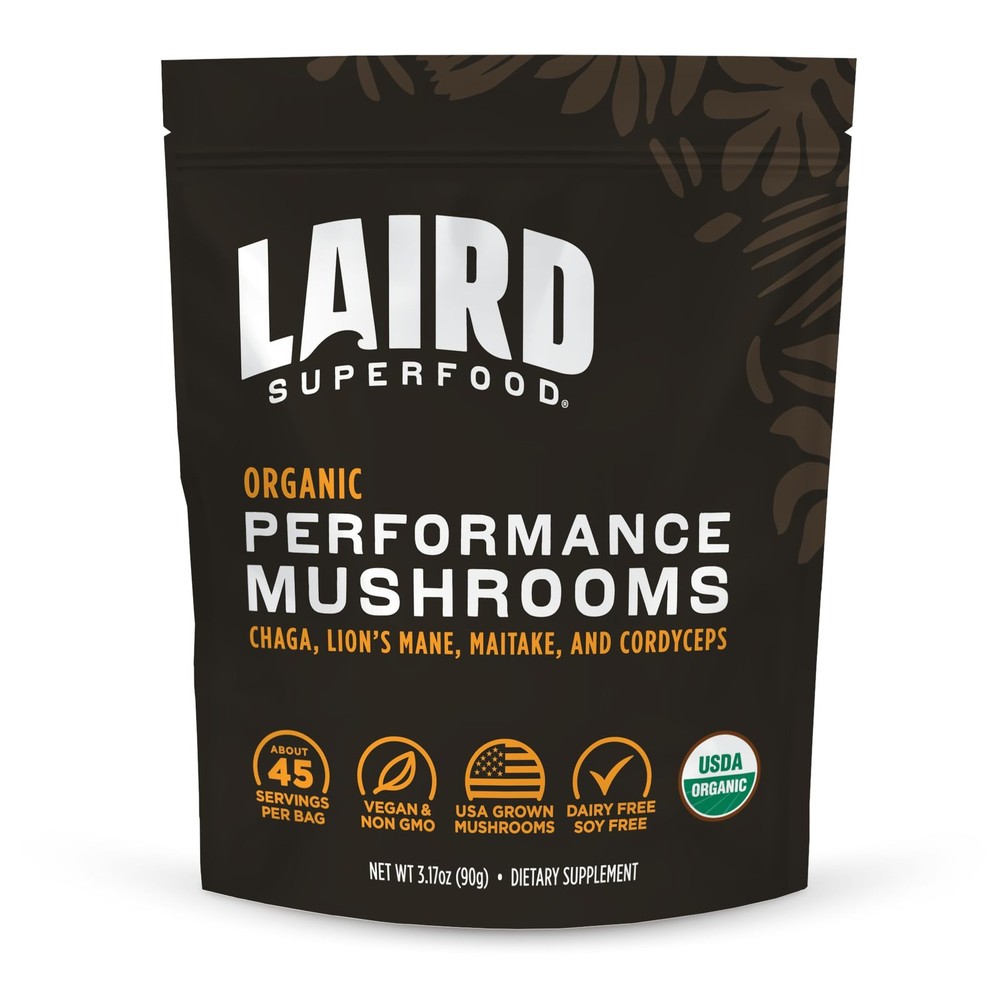 Laird Superfood Organic Performance Mushroom Blend 3.17 Ounce (Pack of 1)