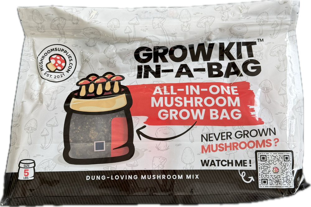 Mushroom Supplies Grow Kit In-A-Bag All-In-One Mushroom Grow Bag 5lb !BRAND NEW!