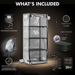 Mushroom Grow Tent, Martha Tent for Growing kit, Small Transparent