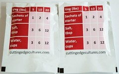 Live Probiotic Vegetable Starter Culture – 2 Pouches for Healthy Fermentation