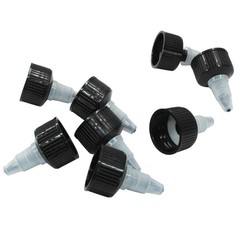 Twist Top Caps 12 PCS 24/410 Black Dispensing Replacement Squeeze Bottle