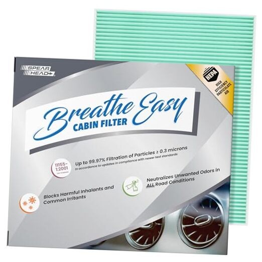Spearhead HEPA Breathe Easy Cabin Filter – BE-161H – 1-Pack