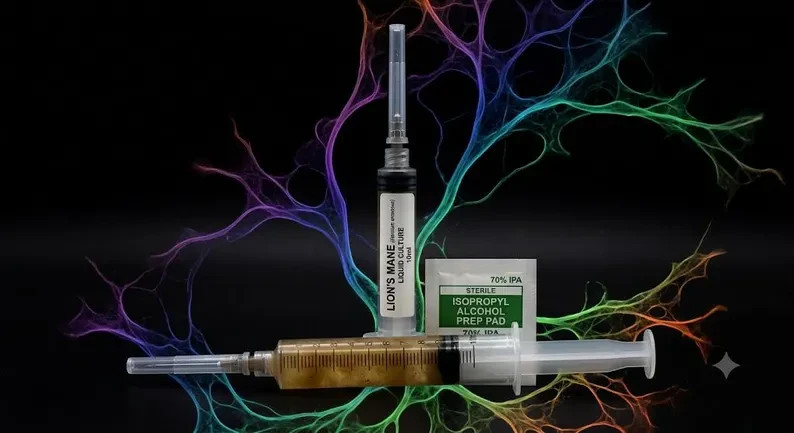 Lions Mane Liquid Culture Syringe 10ml