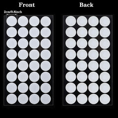 Zonon 128 Pieces Synthetic Filter Paper Stickers 20 Mm 0.3 ?M Synthetic Filter D