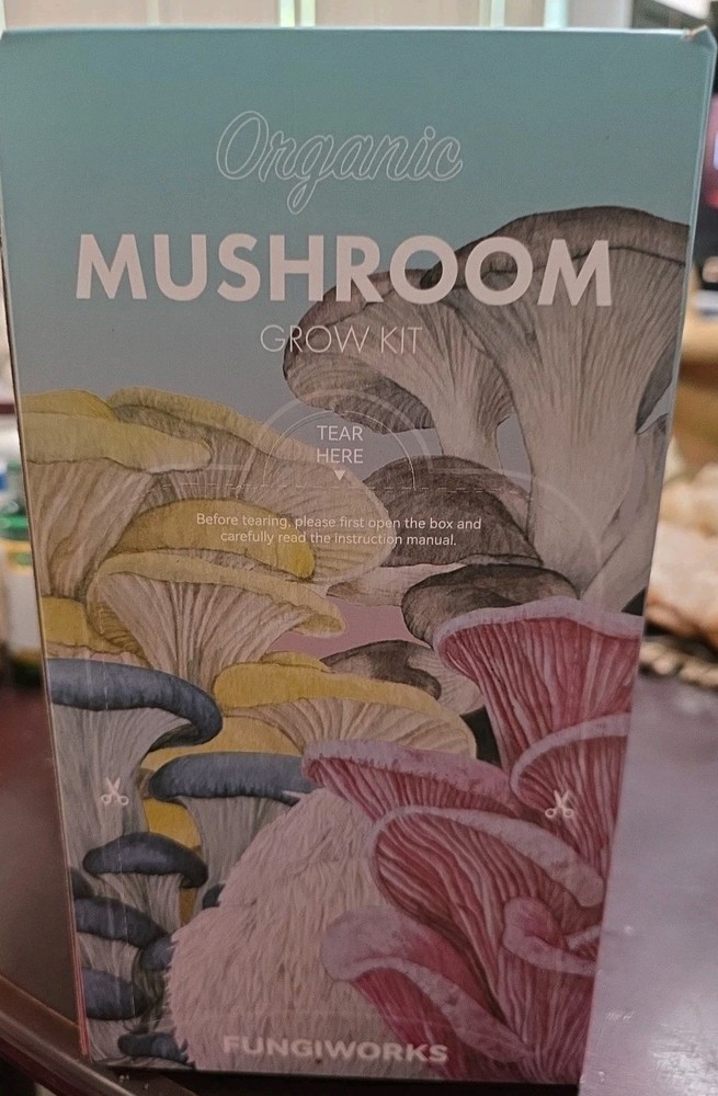 Fungiworks Organic Mushroom Growing Kit, Lions Mane Mushroom