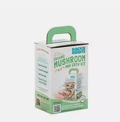 Back to the Roots Organic Mushroom Farm Grow Kit Harvest Gourmet Oyster Mush