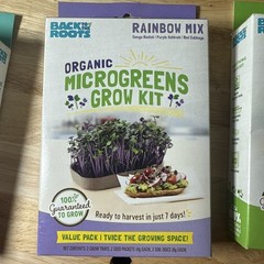 3 PACK – Back to the Roots Organic Microgreens Grow Kit Variety Pack