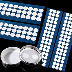 96 Pieces Synthetic Filter Paper Stickers 20 Mm 0.25 Μm Filter Disc Adhesive Pat