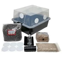 Large Monotub 66Q Large Mono Tub Kit For Dung Loving Mushrooms