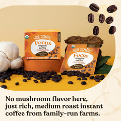 Lion’s Mane Coffee Mix – Focus Boost – 3 Pack (60 Count)
