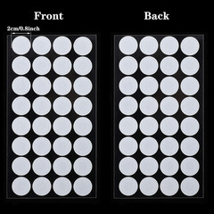 64 Pieces Synthetic Filter Paper Stickers 20 Mm 0.3 ?M Synthetic Filter Disc Tap