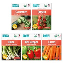 Organic Vegetable Seeds Variety (5-Pack)