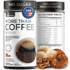 Mushroom Coffee – 9 Adaptogens with Lion’s Mane, Chaga & Turkey Tail