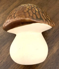 Glazed Resin/Ceramic Mushrooms, Set of 2, New