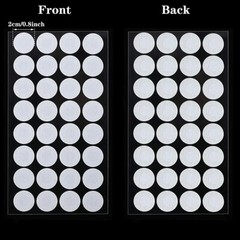 32 Synthetic Filter Paper Stickers 20mm 0.3 μm Filter Disc Mushroom Cultivation