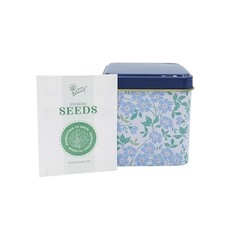 Seeds Herbal Tea Garden Grow Kit – 3 Square Tin Planters with Lavender,