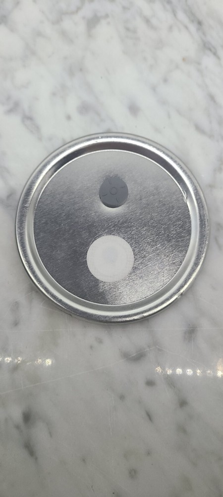 6 mason jar lids with injection port and filter