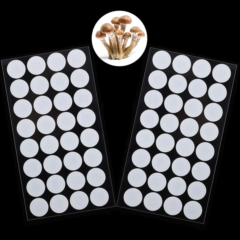 64 Pieces Synthetic Filter Paper Stickers 20 Mm 0.3 ?M Synthetic Filter Disc Tap