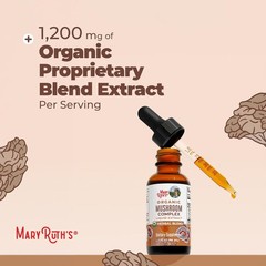 MARYRUTH’S Mushroom Complex | Lion’s Mane | Turkey Tail | Reishi Mushroom | S…