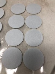 2″ Adhesive Monotub 100% Recycled Disc Filters, Set of 24