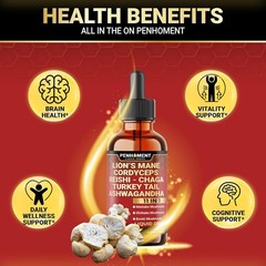 Cognitive Function Boost – 11-in-1 Mushroom Liquid Drops for Daily Use