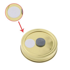 64 Pieces Synthetic Filter Paper Stickers 20 Mm 0.3 ?M Synthetic Filter Disc Tap