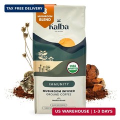 Organic Mushroom Coffee Ground with Lion’s Mane, Chaga, Turkey Tail & Nigella Se