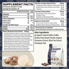 Mushroom Coffee, 11 Superfood Mushrooms includes Lion’s Mane, Reishi, Chaga &…